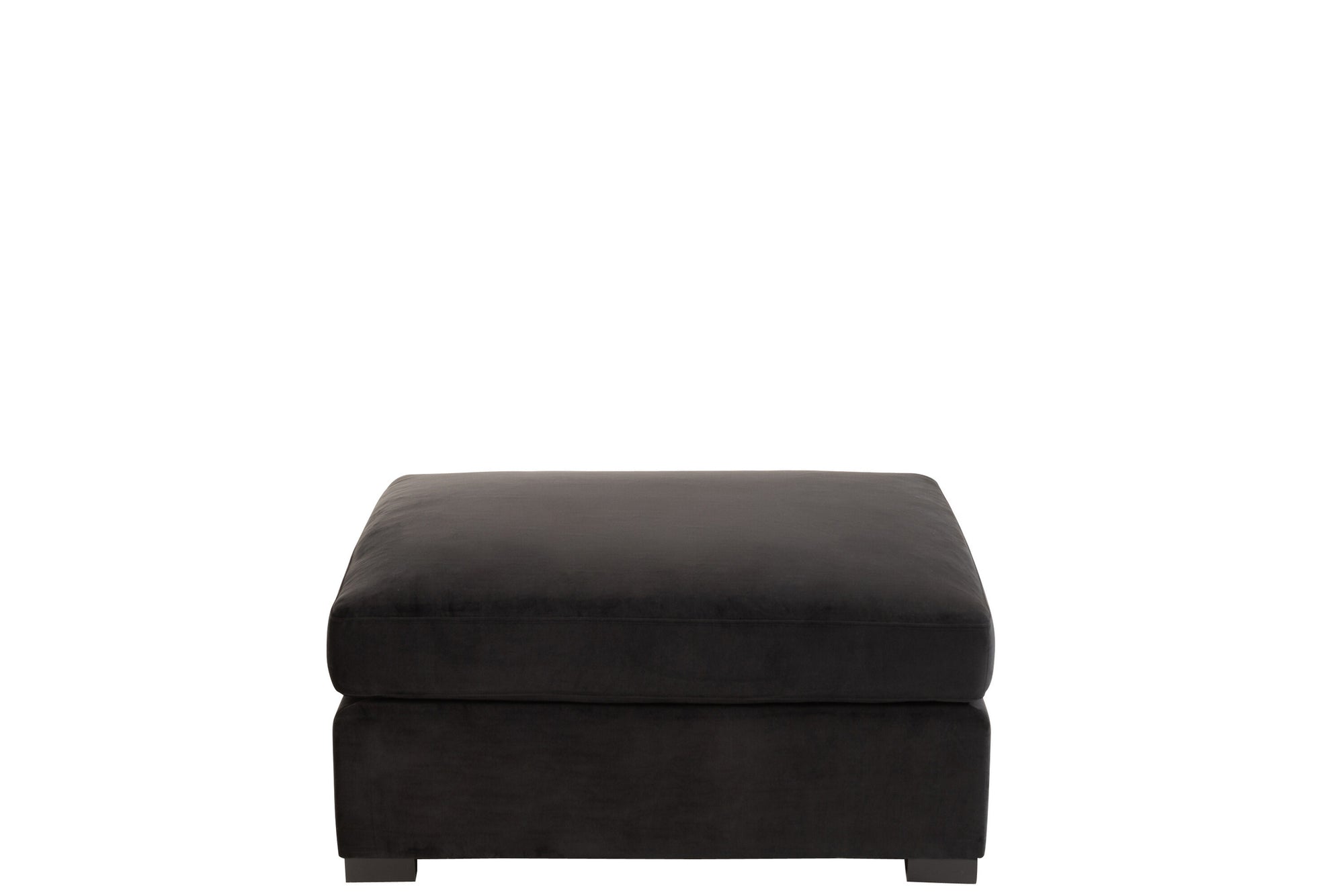 Ottoman fluweel zwart