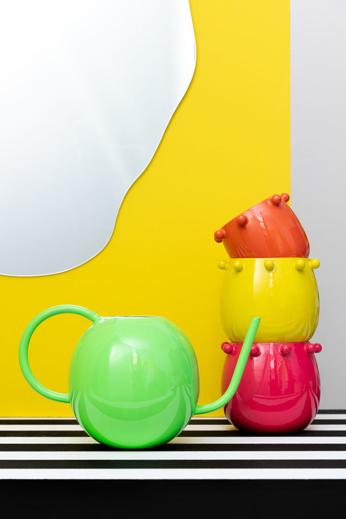 J-Line Gieter Rond IJzer Mix (Set van 4)