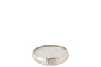 J-Line Scented Candle Livia Metal Silver Small