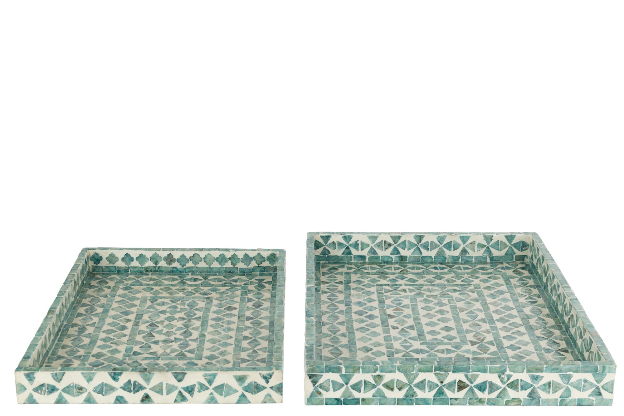 J-LINE SET VAN 2 DIENBLADEN PAREL AZURE