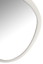 J-LINE WANDSPIEGEL ROND METAAL/GLAS WIT SMALL