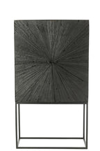 J-LINE KAST SHANIL HOUT/IJZER ZWART