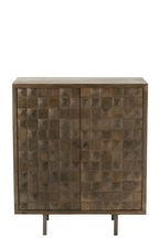 J-LINE KAST PINO METAAL/MANGOHOUT BRUIN/GRIJS