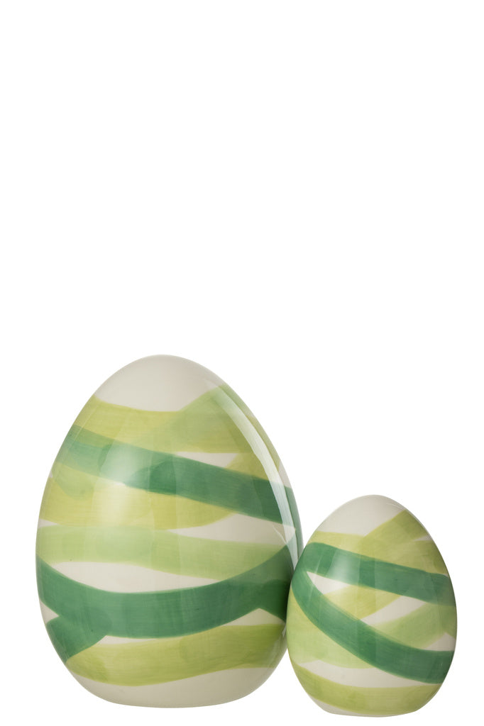 J-LINE EGG LINES DOLOMIET GREEN MIX LARGE