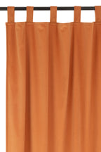 J-LINE GORDIJN LANG FLUWEEL OKER