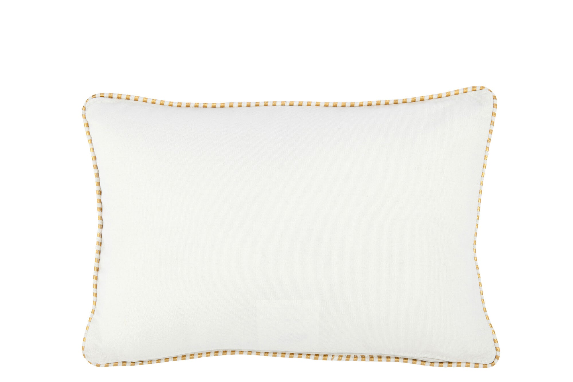 Kussen Bonheur Textiel Wit/Goud