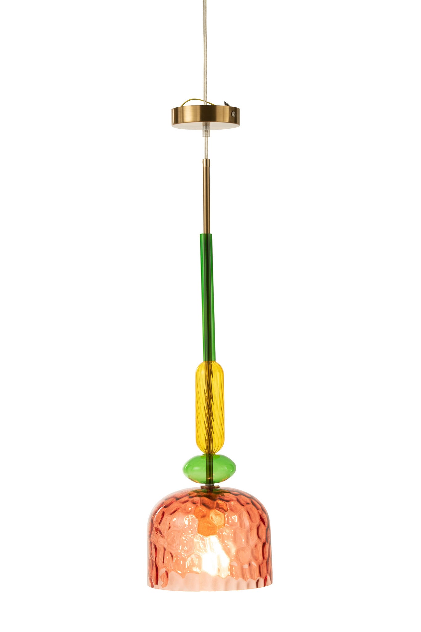 Plafondlamp Fiona Glasmix