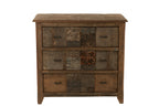 J-LINE KAST VINTAGE – GERECYCLED HOUT BRUIN