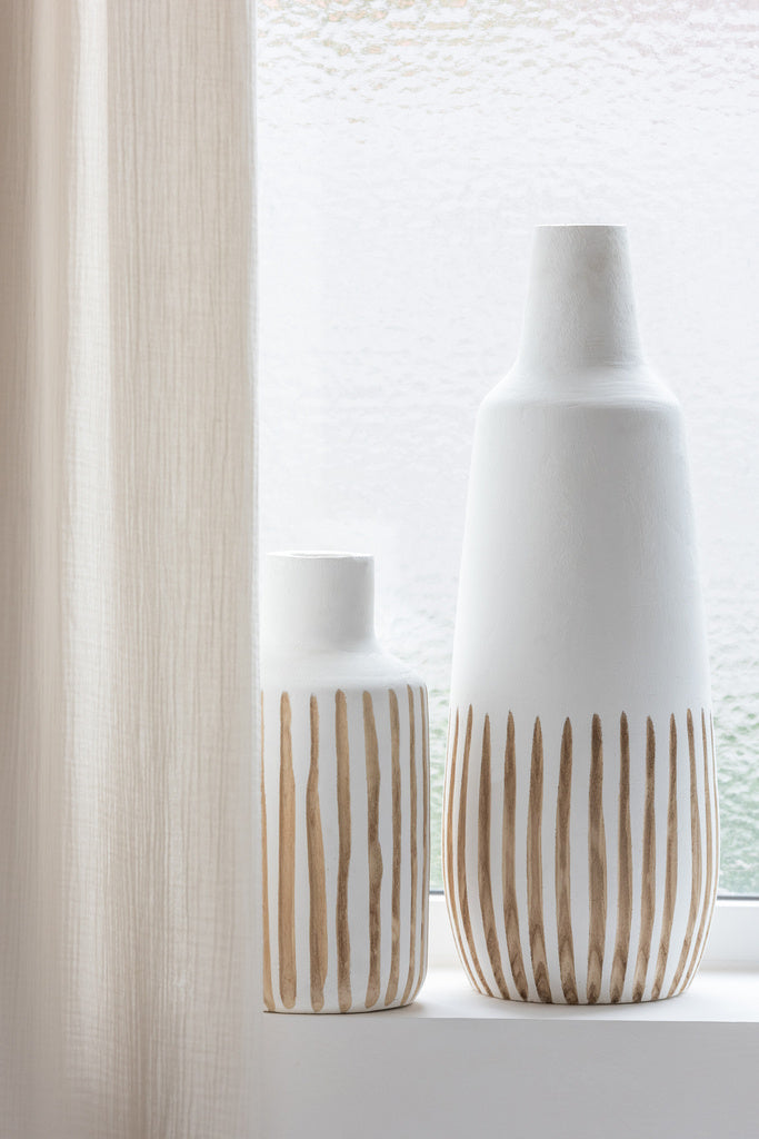 J-LINE VAZE YING – HOUT WIT SMALL