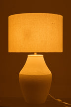 Tafellamp Henri keramiek wit