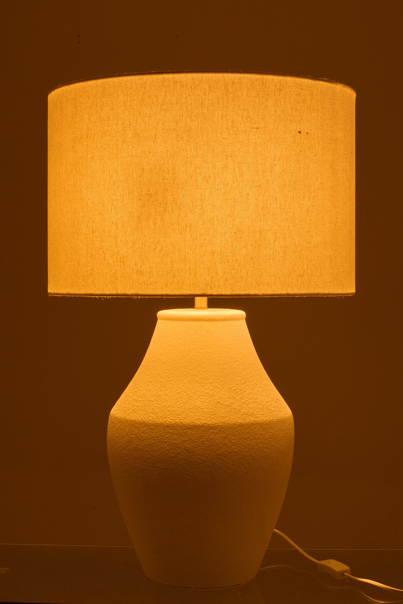 Tafellamp Henri keramiek wit