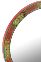 J-LINE RONDE SPIEGEL FRAME MUMBAI MDF MIX
