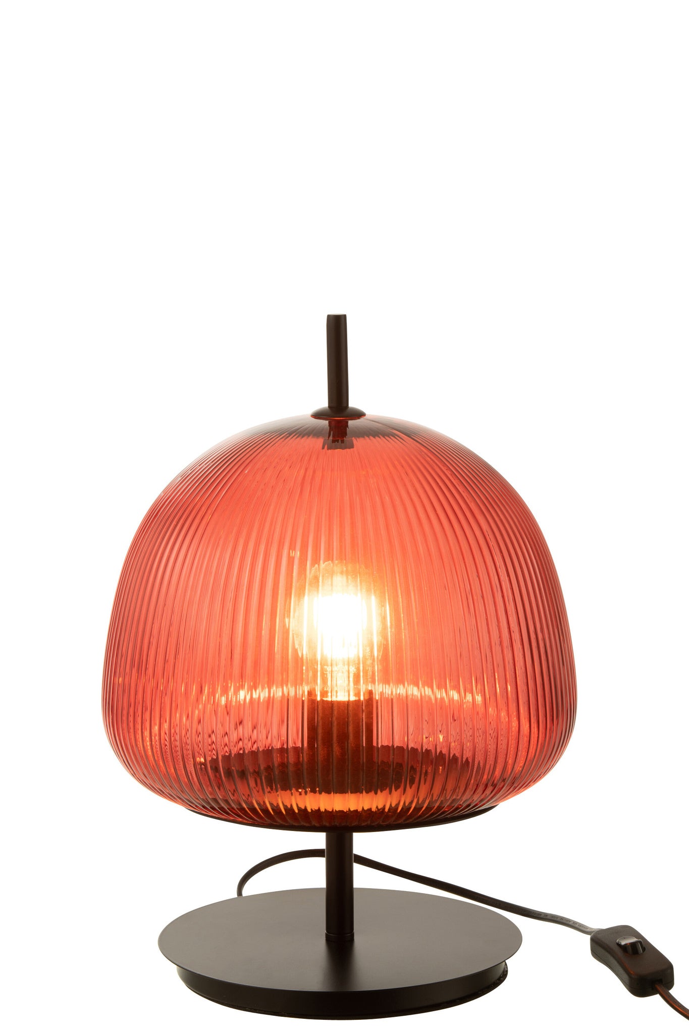 Tafellamp Oasis glas rood klein