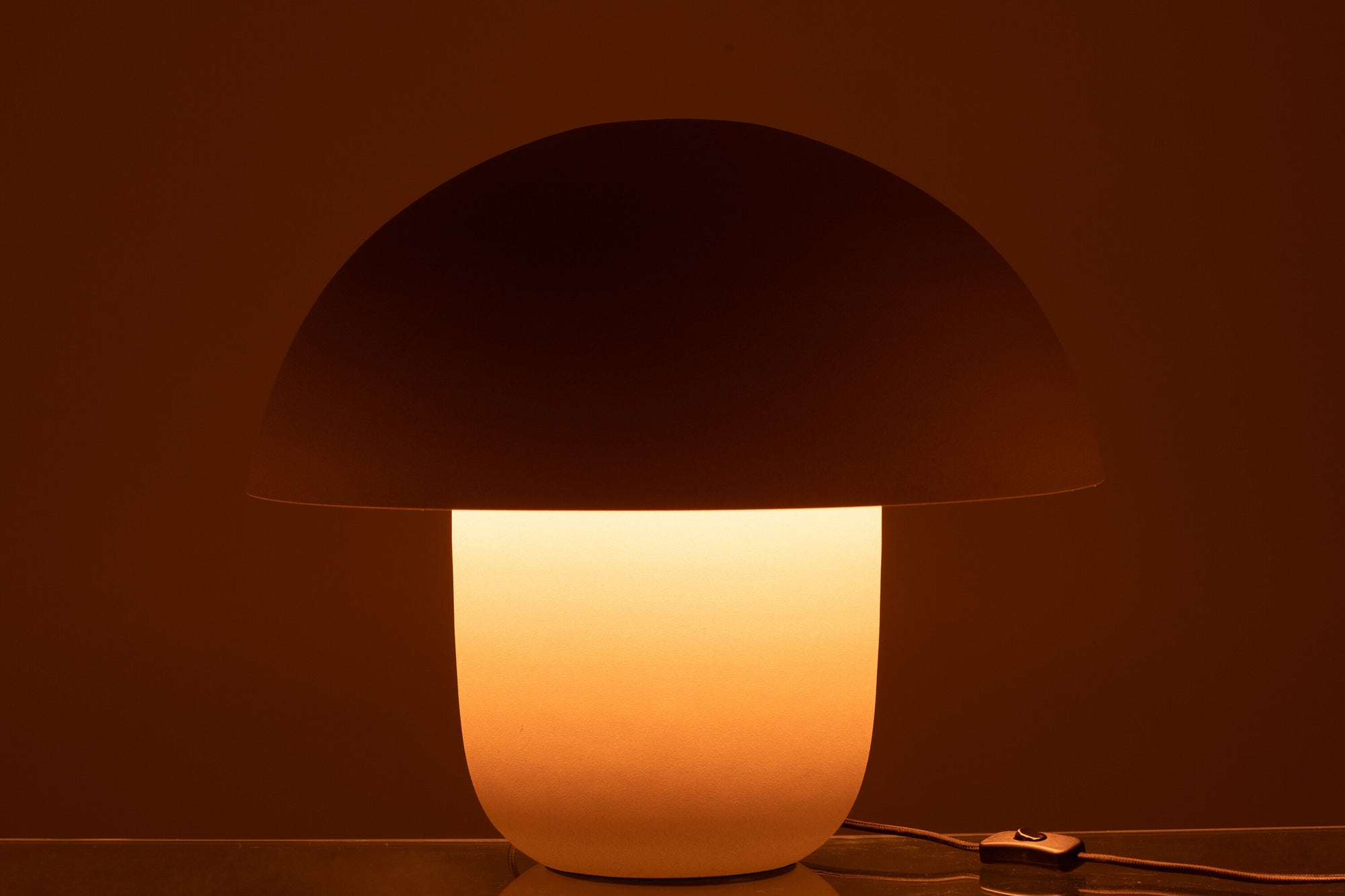 Tafellamp ijzer greige groot