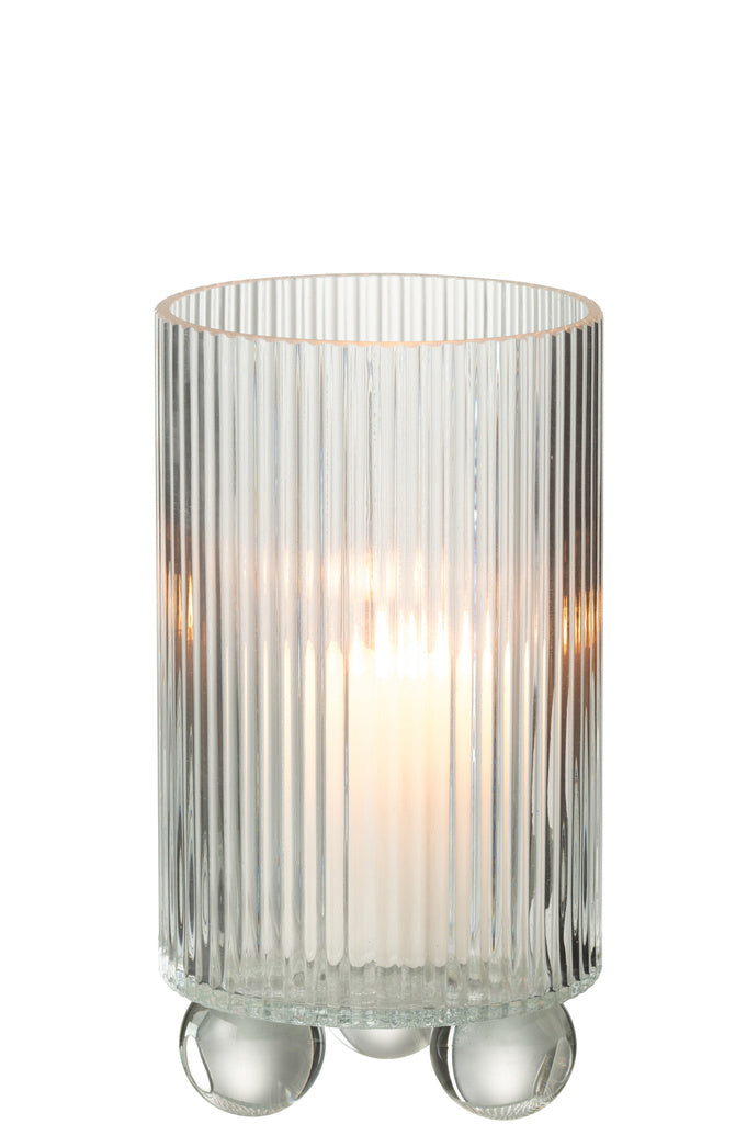 J-LINE HURRICANE CLARA – GLAS TRANSPARANT GROOT