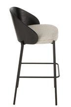 J-Line Bar Chair Lone Ply Wood/Metal Black/Grey