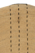 J-LINE WANDDECORATIE TRAY DOTTED LINES ZEEGRAS NATUUR/ZWART