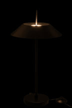 Zwart metalen LED-tafellamp