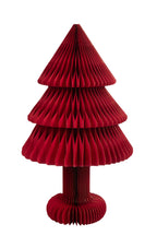 J-LINE KERSTBOOM OPVOUWBAAR PAPIER KERST ROOD GROOT