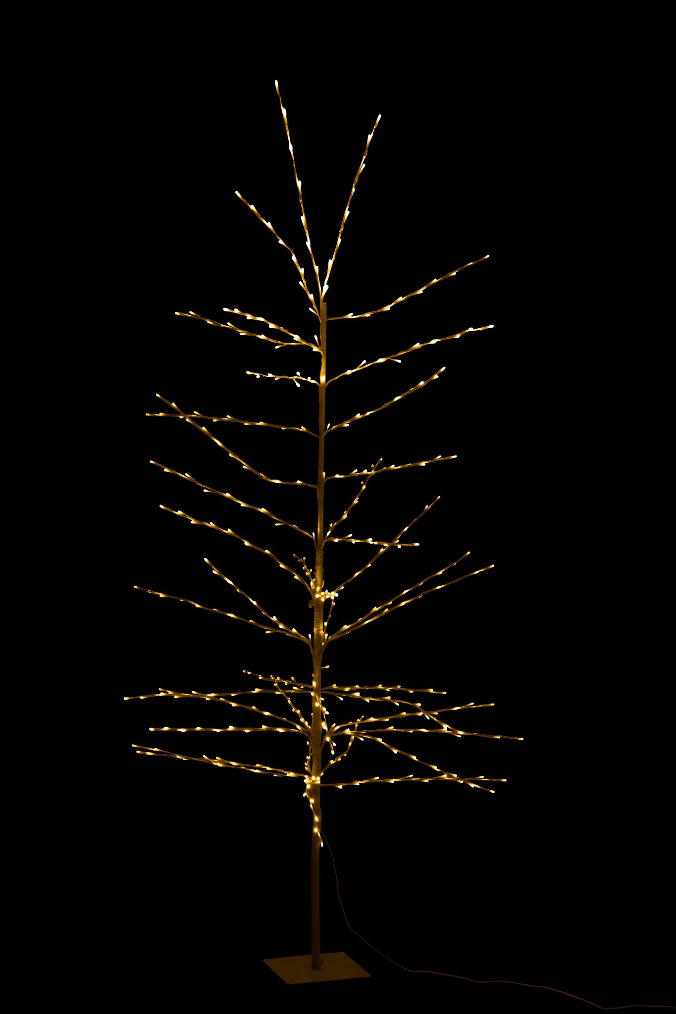 J-LINE KERSTBOOM BARE+ LED METAAL WIT