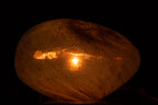 Dany ovale glazen lamp bruin