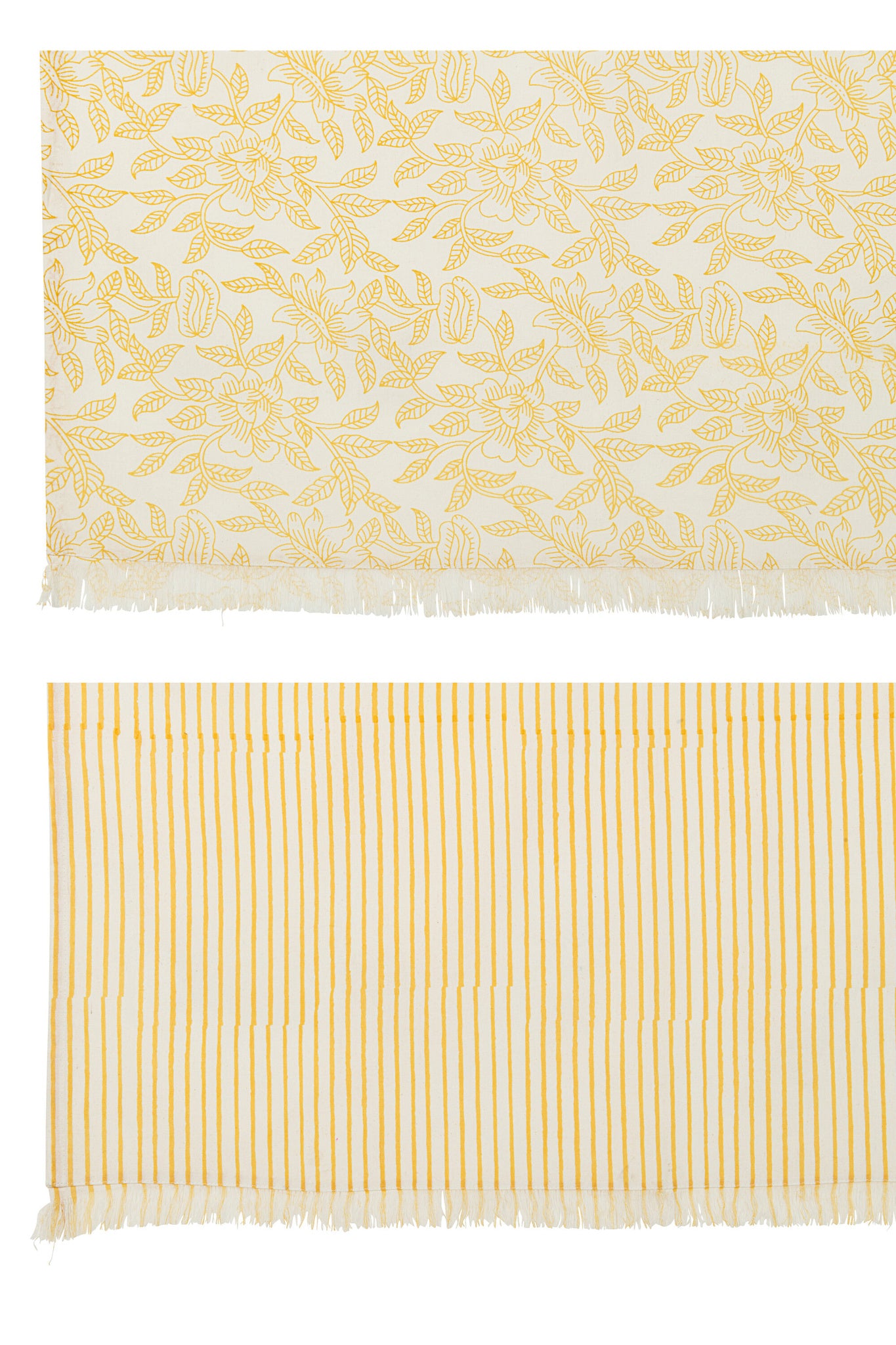 Tafelkleed Indi Textiel Geel Assortiment Van 2