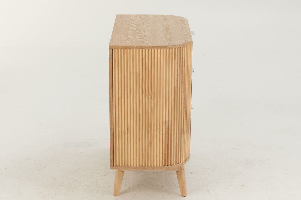 J-LINE KAST ROUNDED MDF/GRENENHOUT NATUUR LARGE