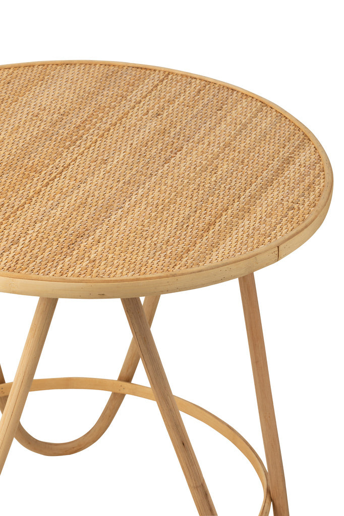 J-LINE BIJZETTAFEL BALIA – RATTAN NATUUR KLEIN