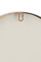  J-LINE SPIEGEL ABSTRACT MDF/GLAS GOUD LARGE