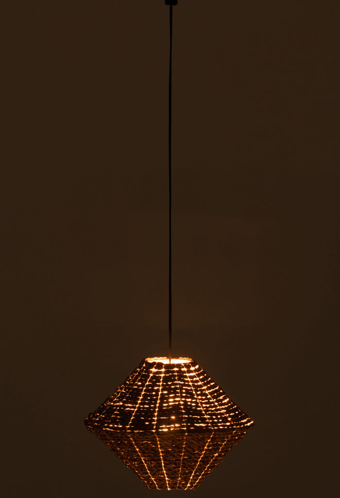 J-LINE HANGLAMP UFO ZEEGRAS NATUREL SMALL