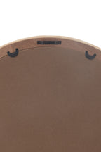J-LINE WANDSPIEGEL ROND ROTAN/GLAS NATUREL LARGE