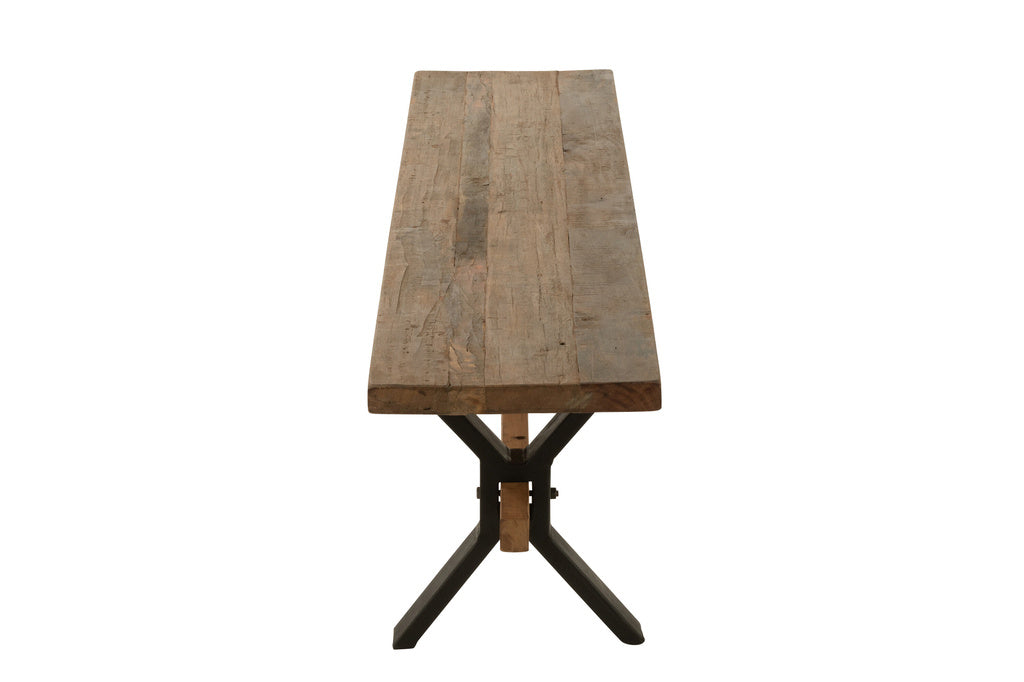 J-LINE BANK VINTAGE HOUT BRUIN