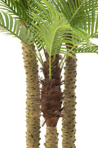 Palmboom 3 delen Real Touch In Pot Plastic Groen