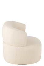 Loungestoel Universe, schuim/stof, wit