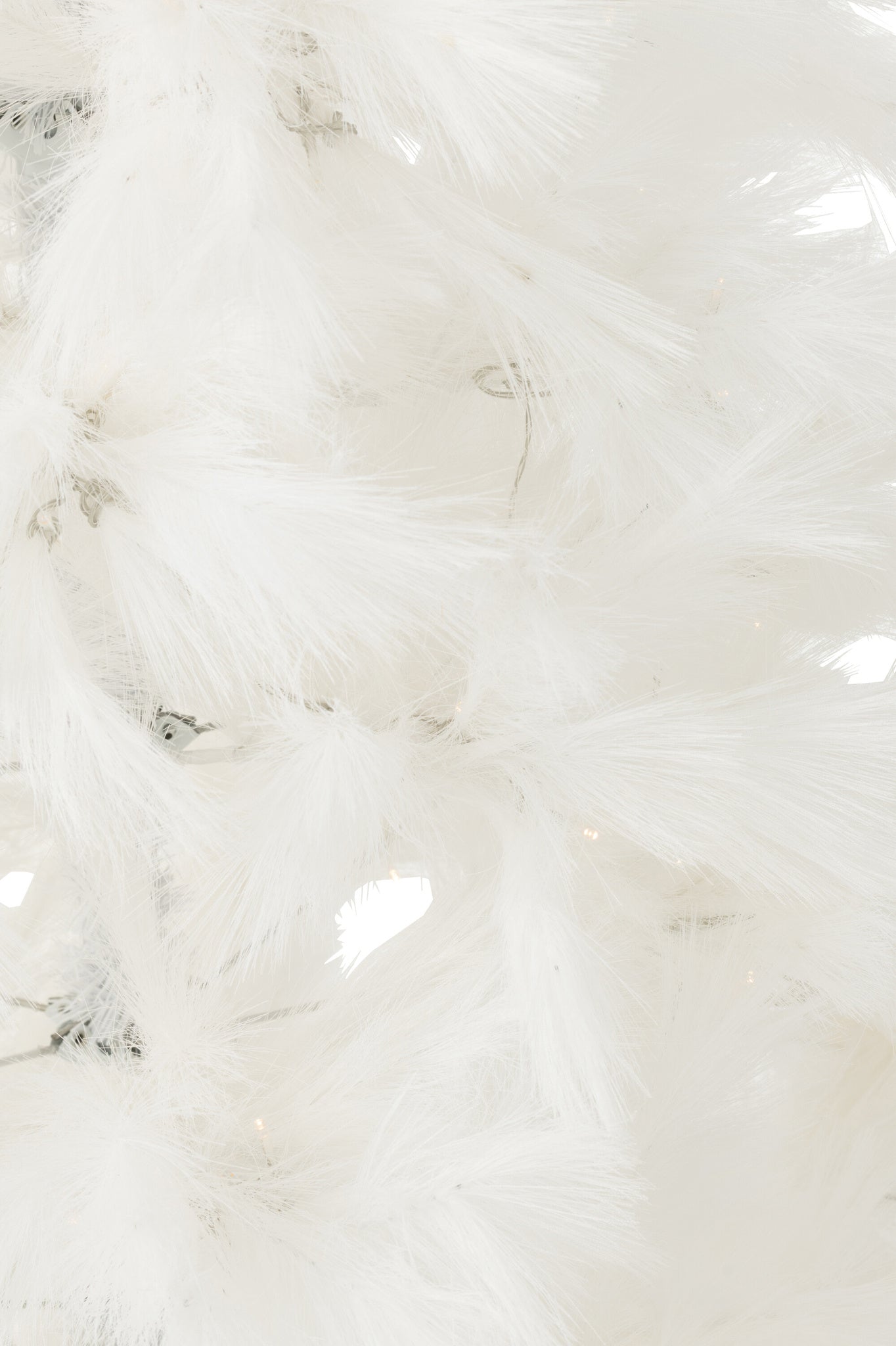 J-LINE KERSTBOOM 400 LED PAMPA METAAL WIT