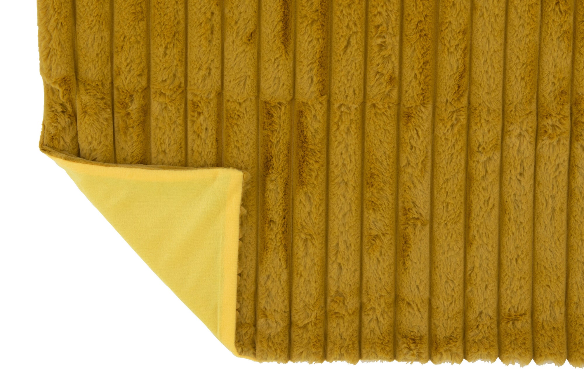 J-LINE GERUITE RIBFLUWELEN POLYESTER OKER