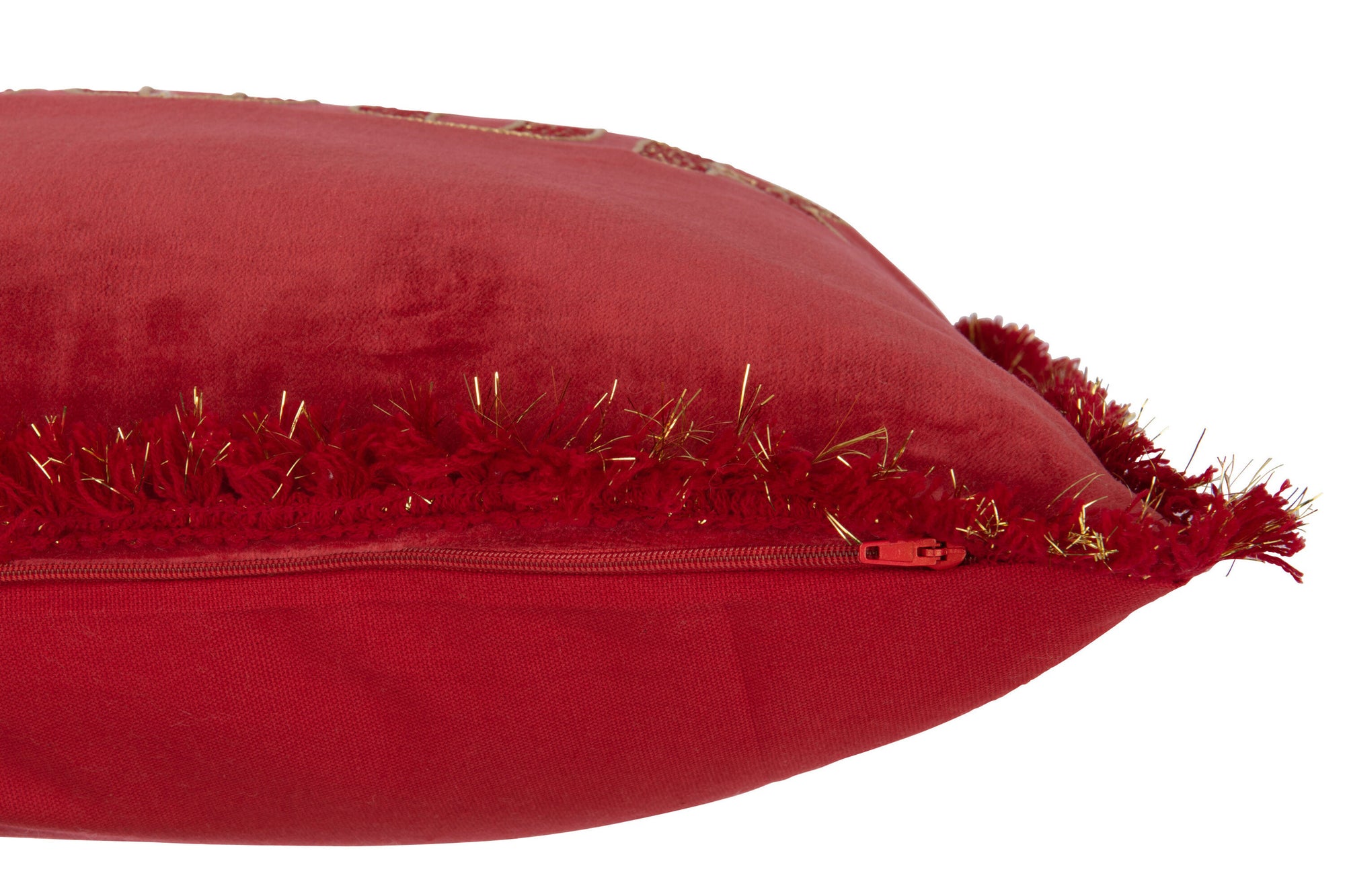 Kussen Amour Textiel Rood/Goud