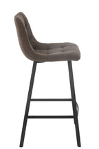 J-Line Bar Chair Kent Metal/Polyester Brown
