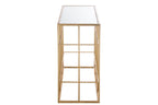 Console Bars Metaal/Glas Goud