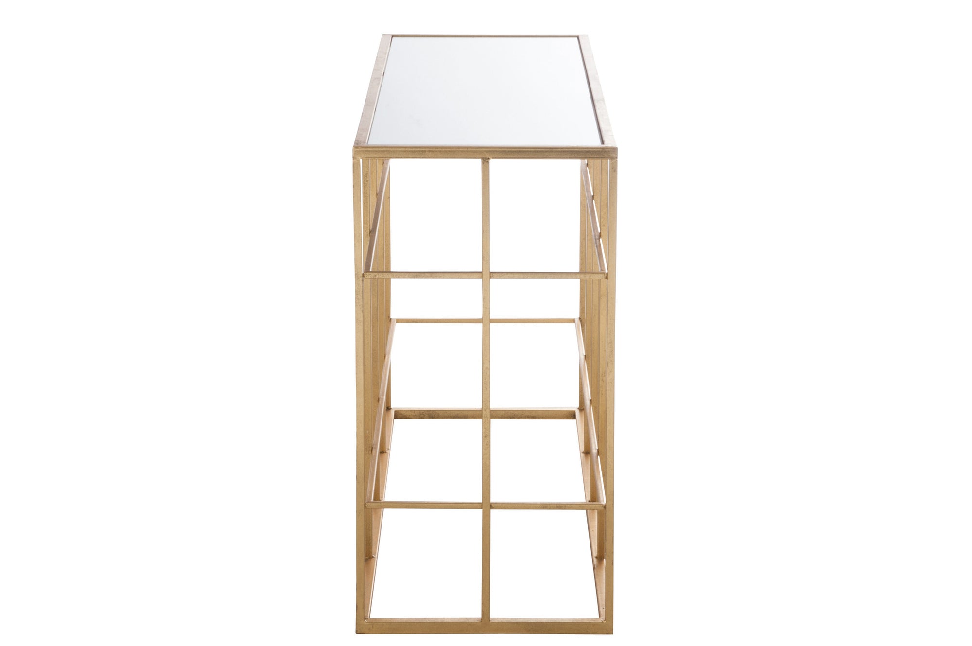 Console Bars Metaal/Glas Goud