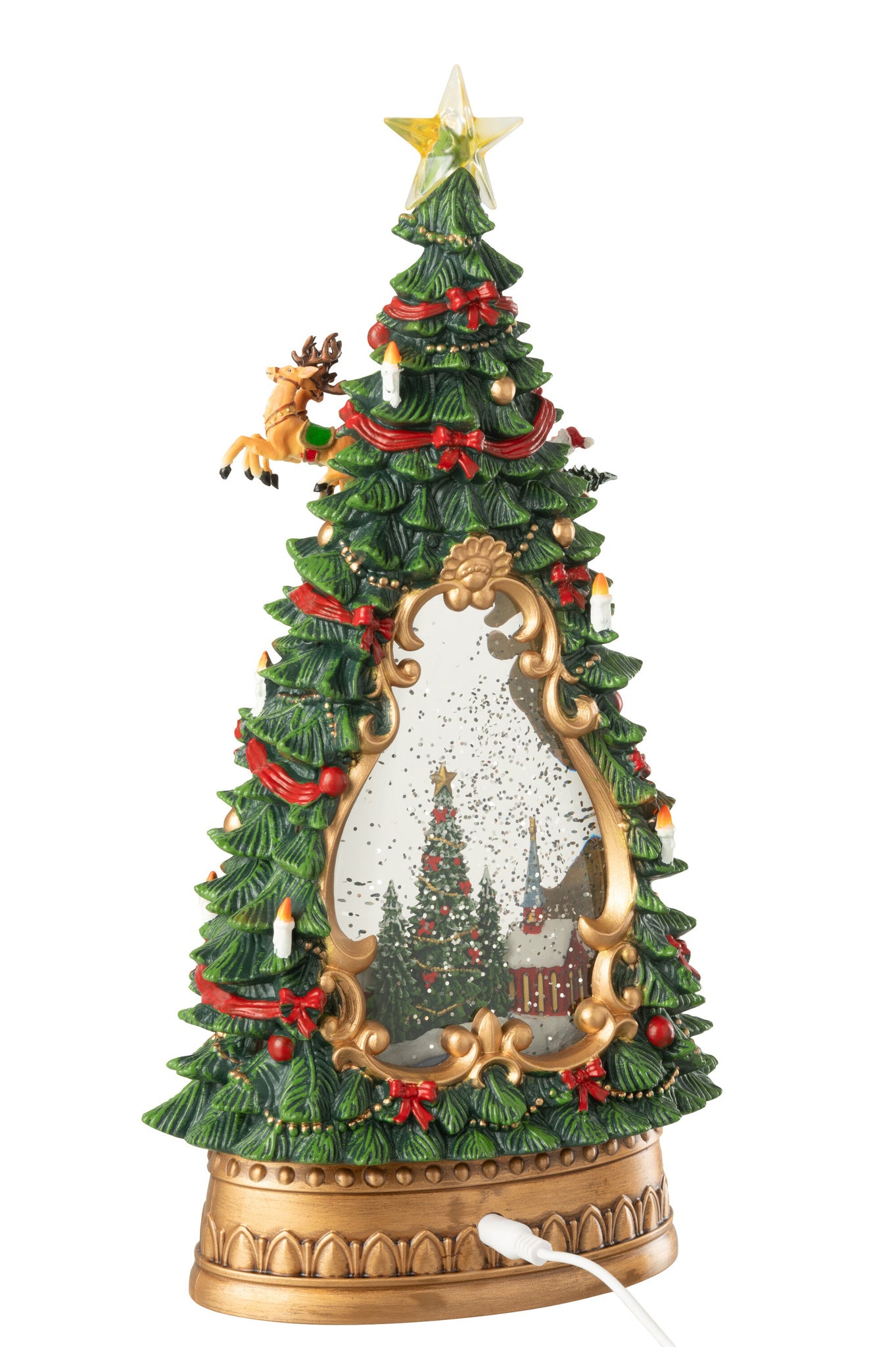 J-LINE KERSTDORP + VERLICHTING PLASTIC MULTICOLOR