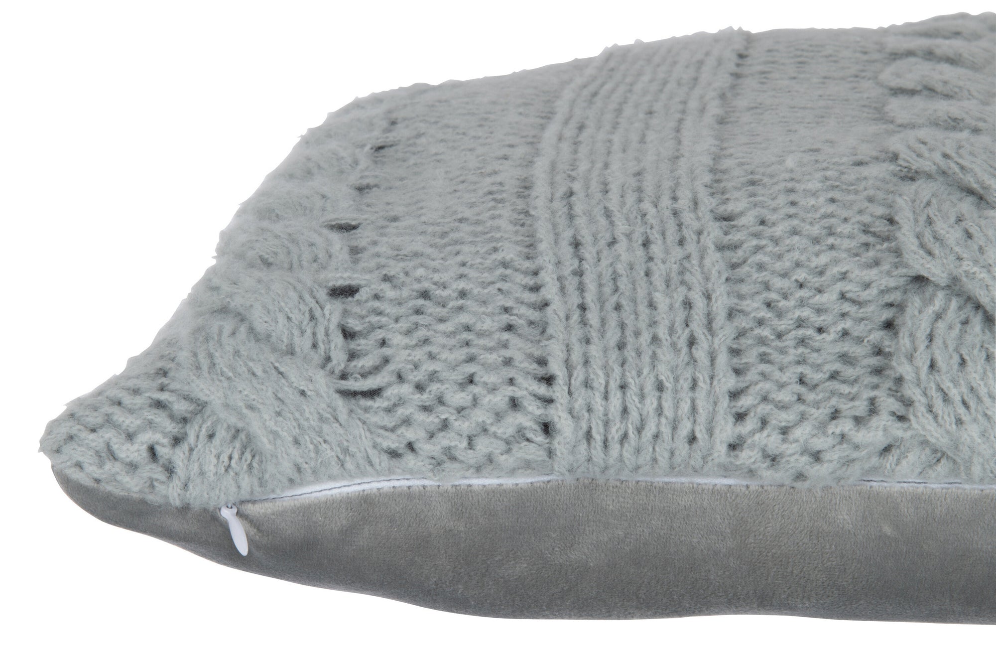 Kussen Twist Polyester Grijs