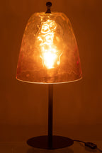 Tafellamp Oceane glas geel