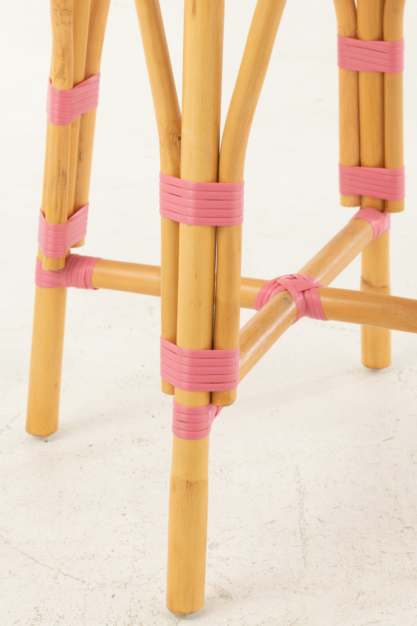 J-LINE KRUK ROTAN ROZE GROOT