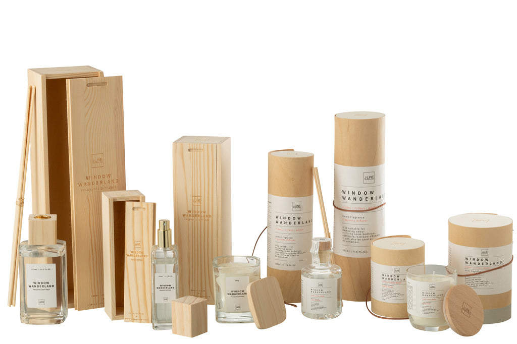 J-LINE DIFFUSER ROUND WINDOW – WANDERLAND TRANSPARENT (LARGE)