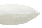 J-LINE KUSSEN GEBREID RELAX POLYESTER/ACRYL WIT/ROOD