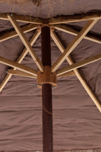 J-LINE PARASOL COCOLEAF BRUIN KLEIN