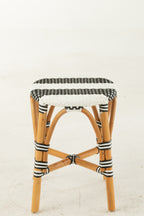 J-LINE KLEINE ROTAN KRUK ZWART/WIT