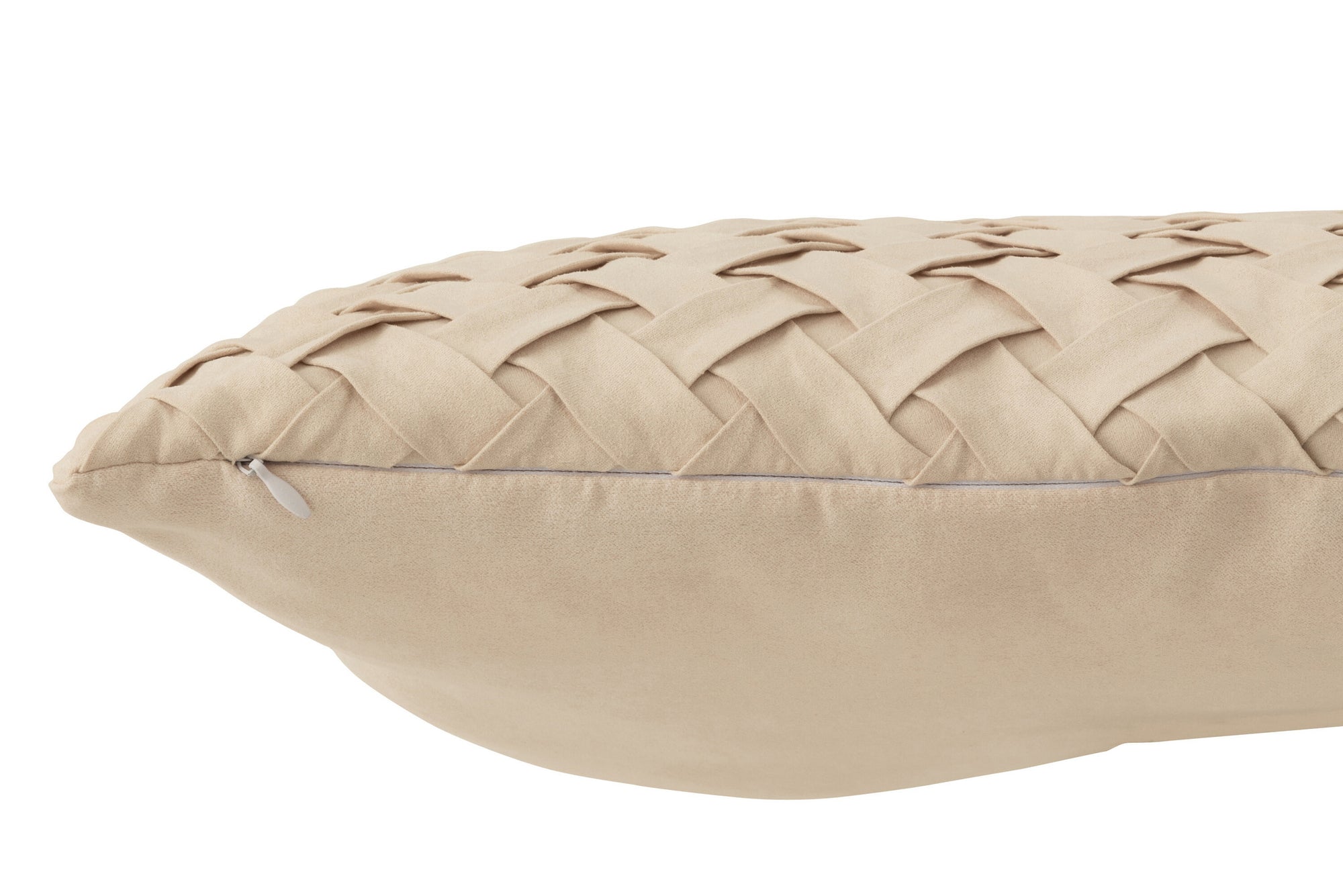 J-LINE KUSSEN GEWEVEN POLYESTER BEIGE