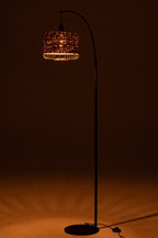 Vloerlamp Lantaarn Metaal Naturel